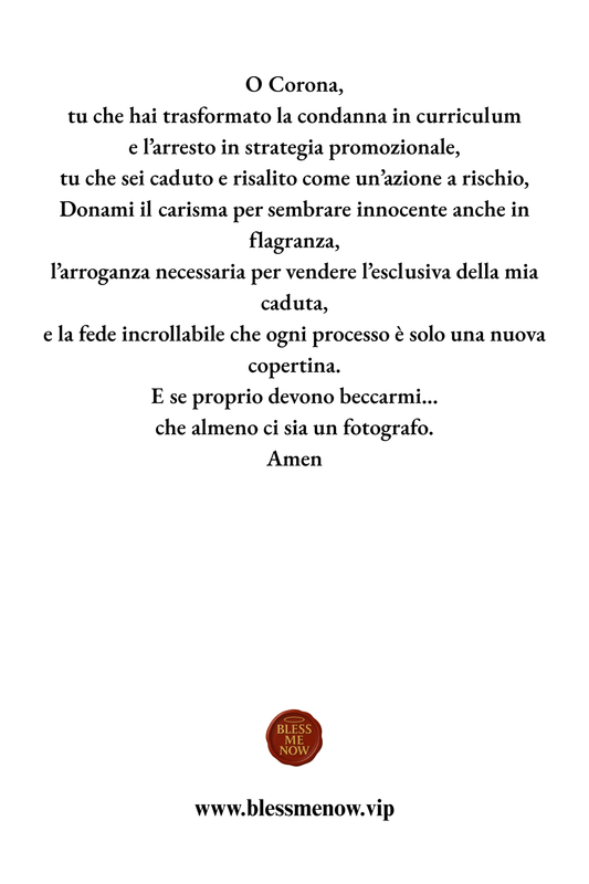 San Fabrizio - Proteggimi dalla Guardia di Finanza!
