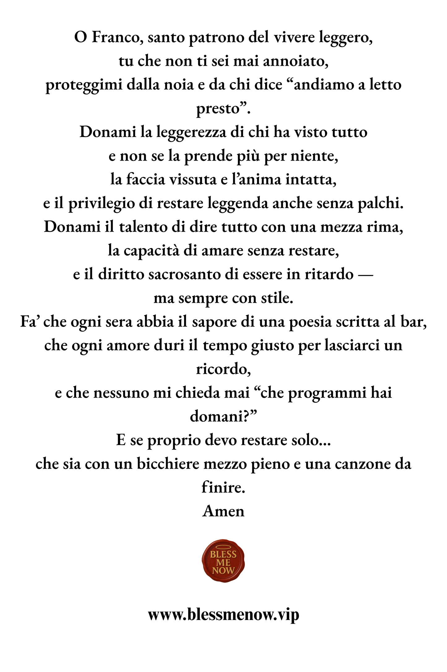 San Califfo - Proteggimi dalla Noia!