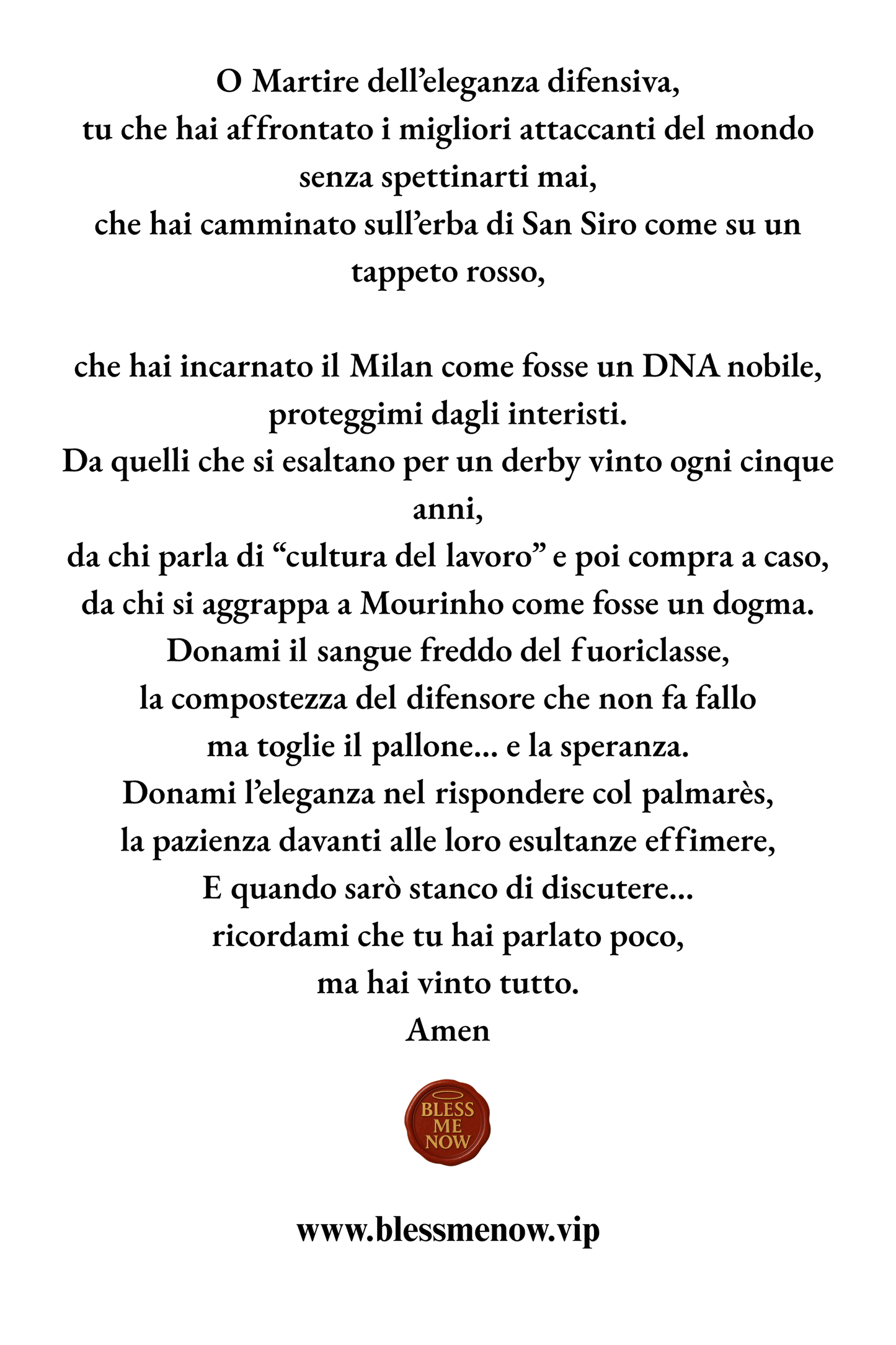 San Paolino - Proteggimi dagli Interisti!