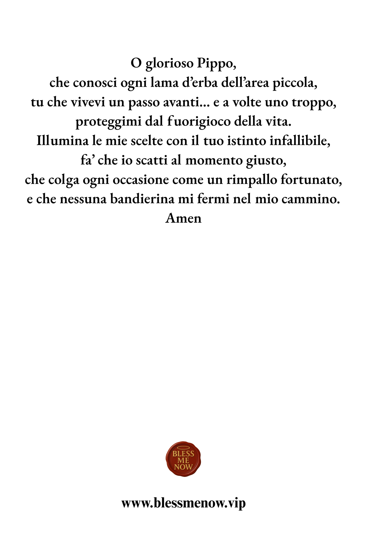 San Pippo - Proteggimi dal Fuorigioco!