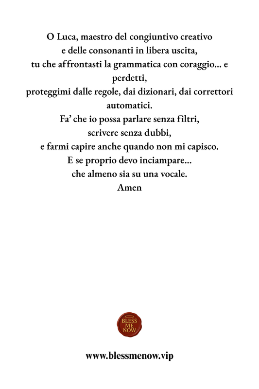 San Giurato - Proteggimi dalla Grammatica!