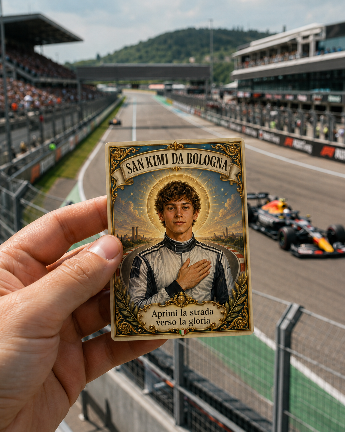 San Kimi Antonelli - Aprimi la strada verso la gloria!