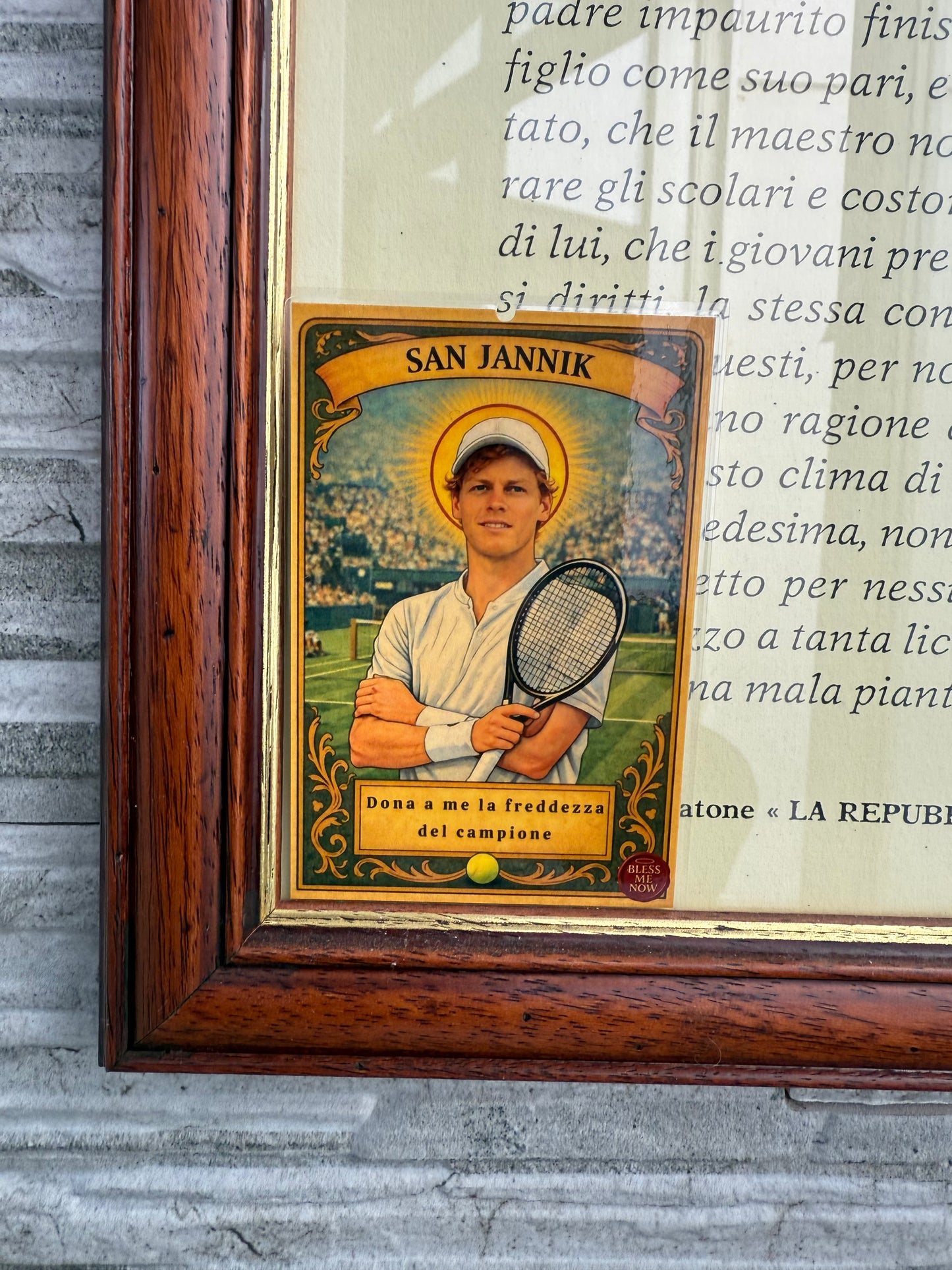 San Jannik Sinner - Dona a me la Freddezza del Campione!!