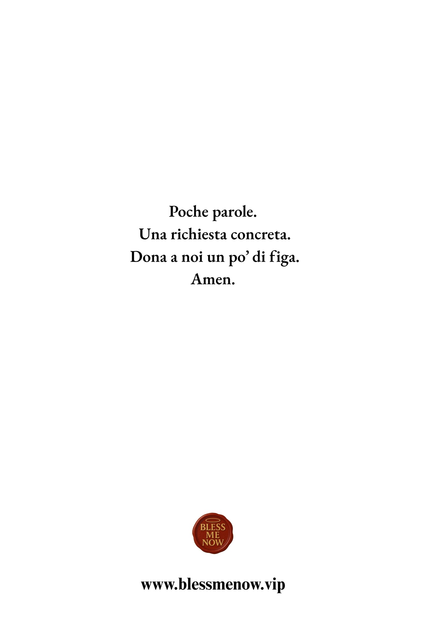 Santo di Passaggio - Un po’ di figa qua!