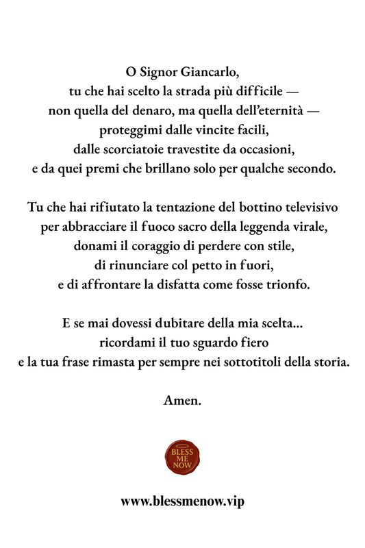 San Giancarlo - Proteggimi dalle Amazzoni!