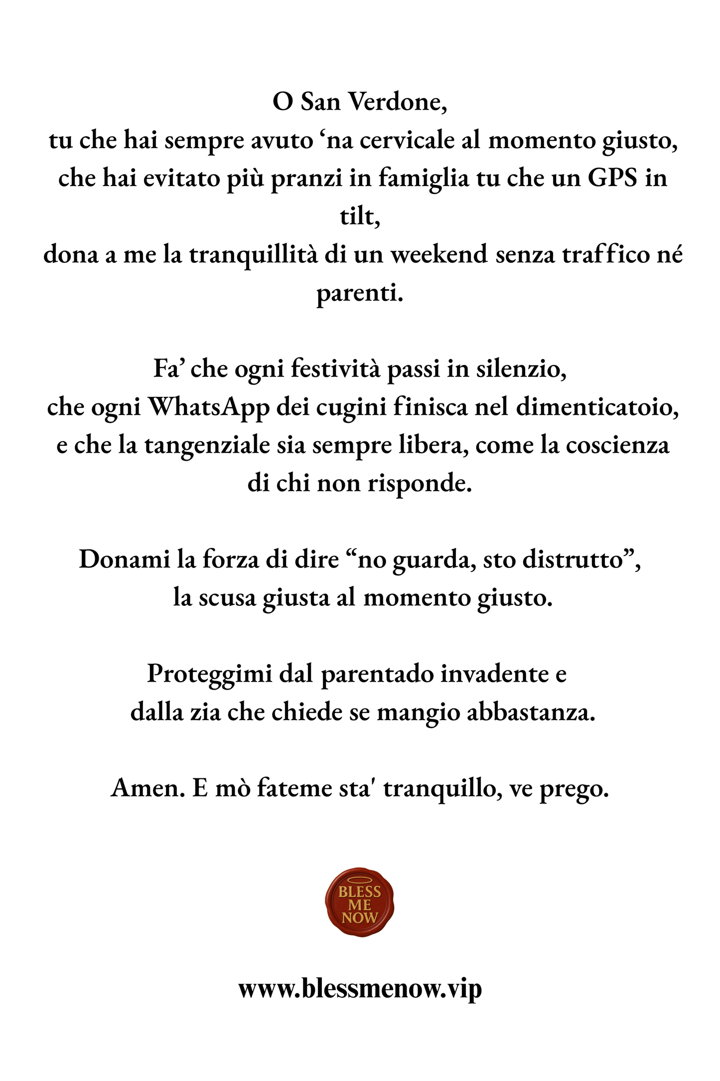 San Verdone -  Proteggimi dai Compagni di Scuola!