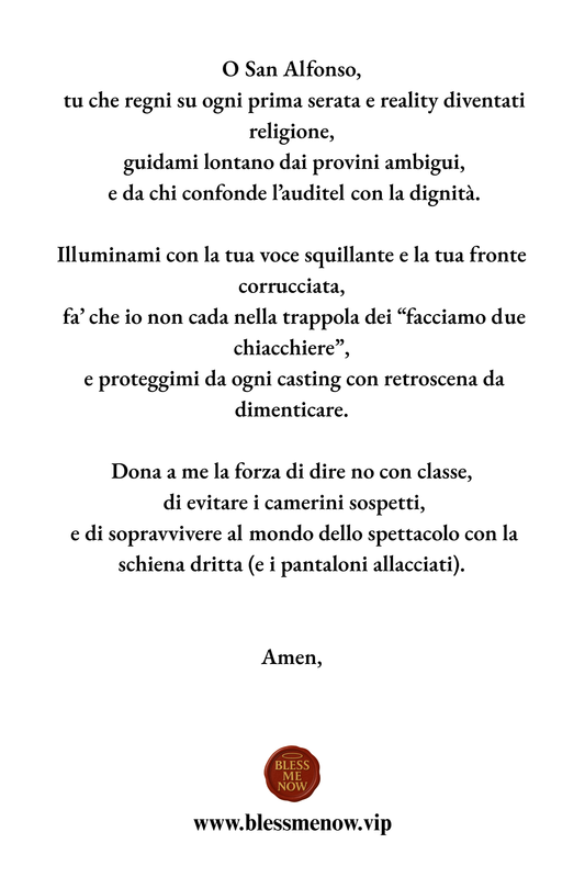 San Alfonso - Proteggimi dagli Esami Orali!