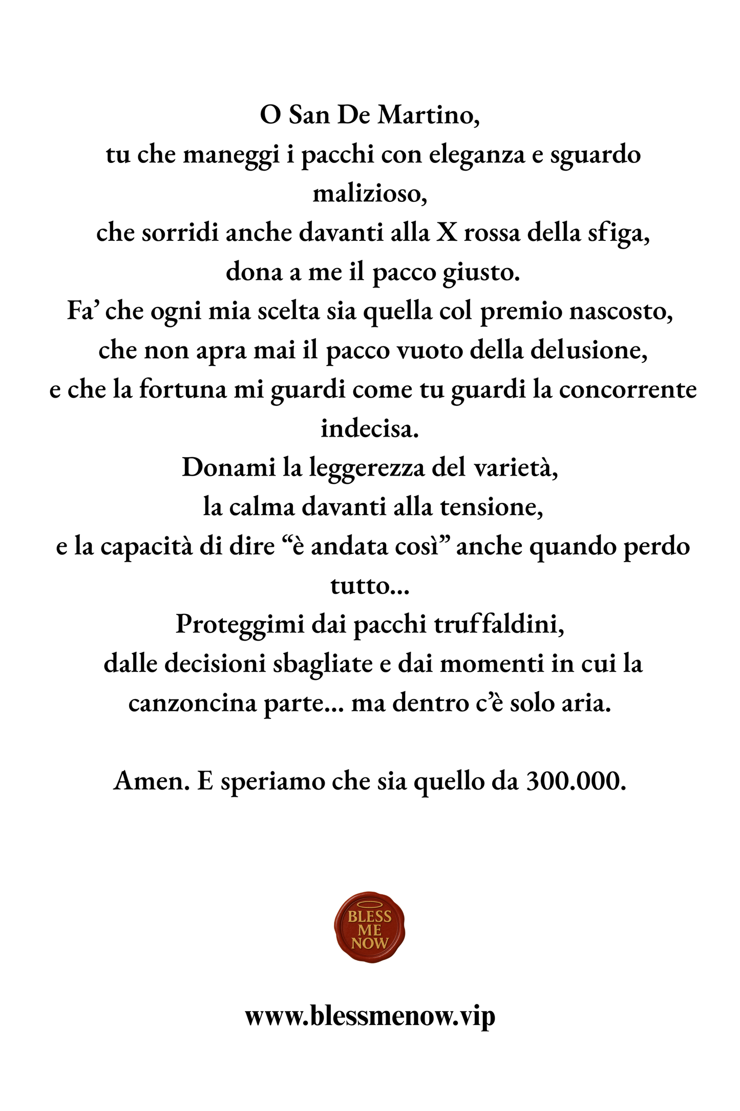 San De Martino - Dona a me il Pacco Giusto!