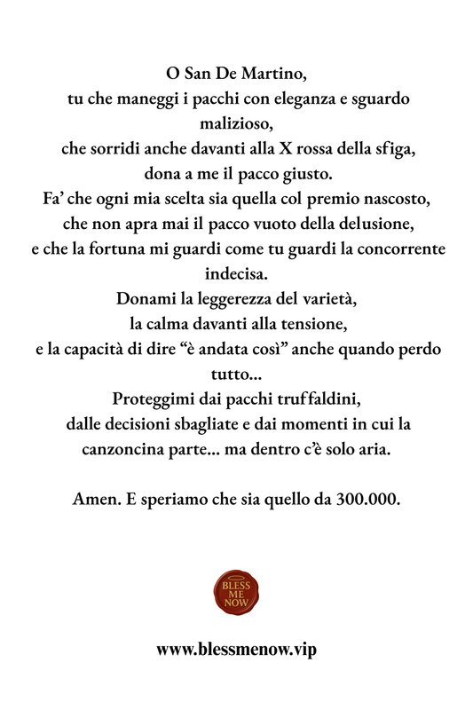 San De Martino - Dona a me il Pacco Giusto!