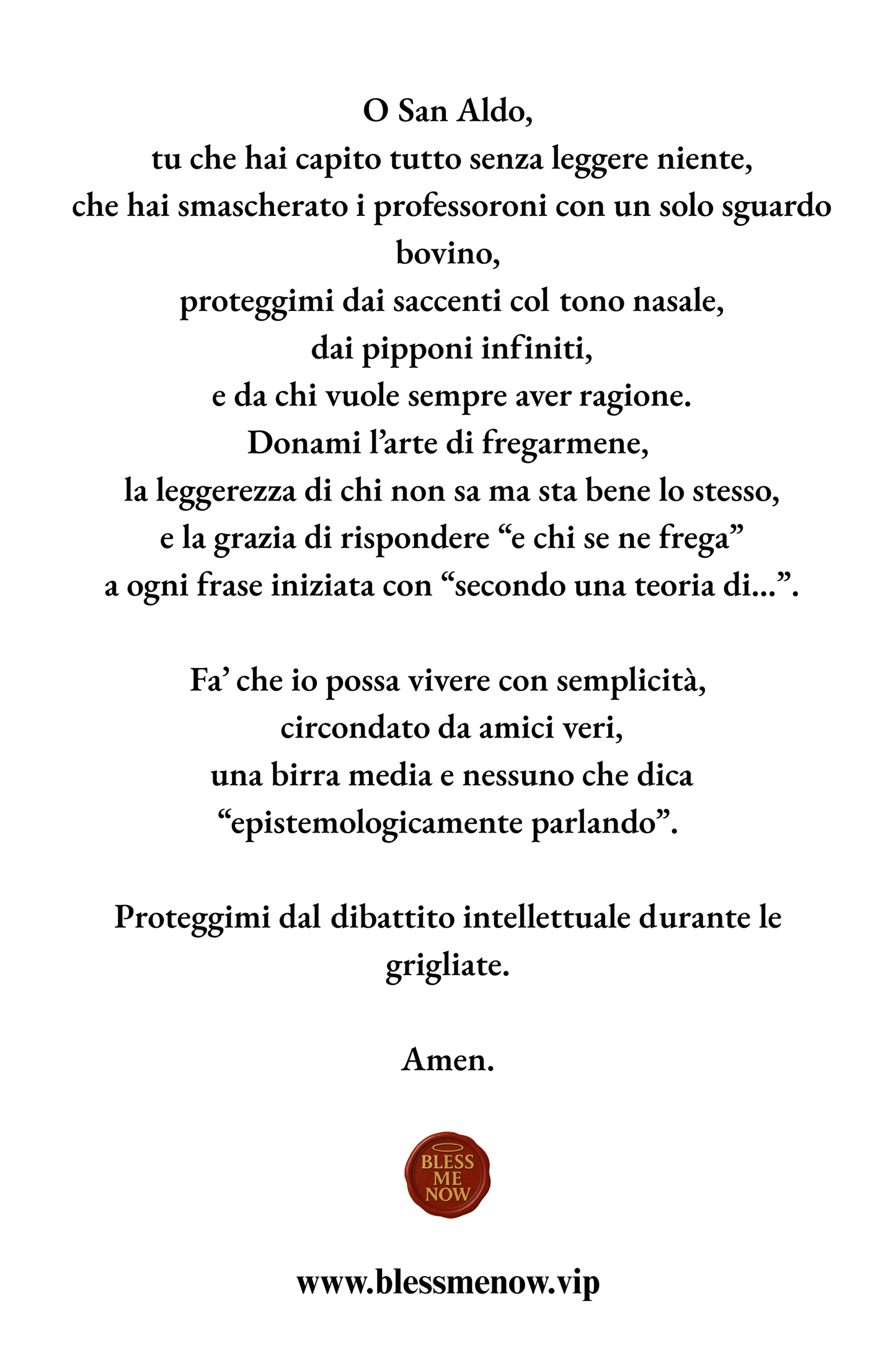 San Aldo - Proteggimi dai Professoroni!