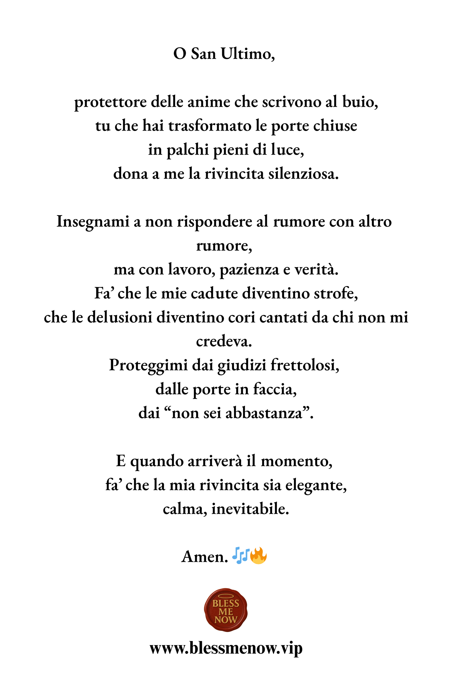 San Ultimo – Dona a me la rivincita silenziosa!