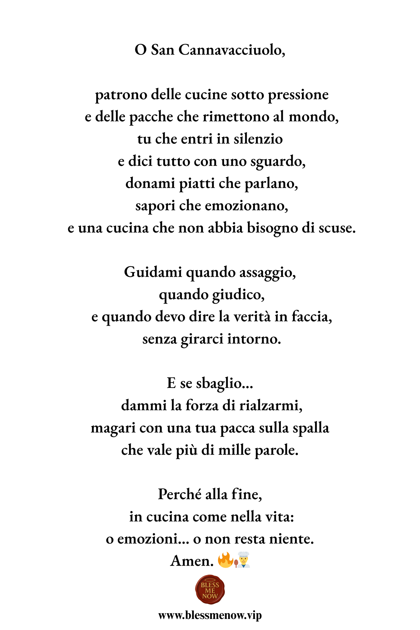 San Cannavacciuolo - Dona a me la pacca giusta!