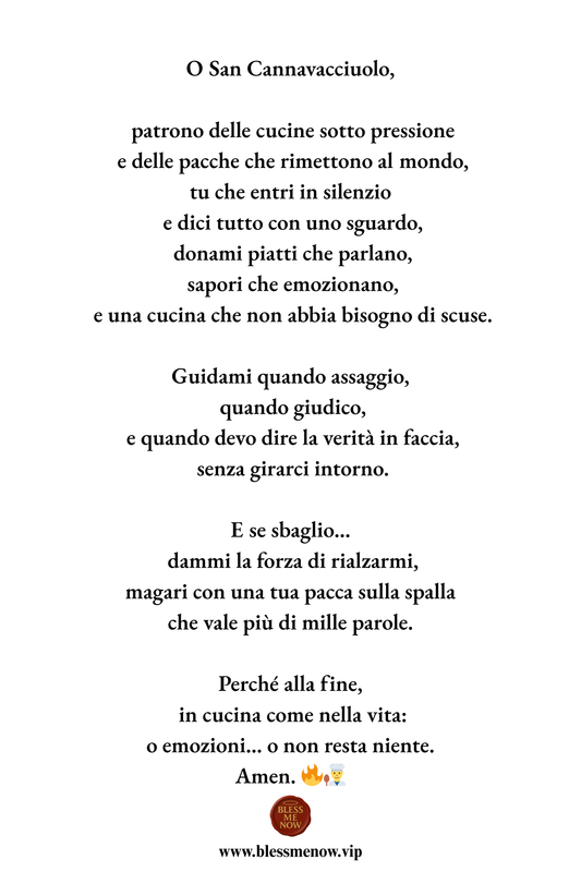 San Cannavacciuolo - Dona a me la pacca giusta!