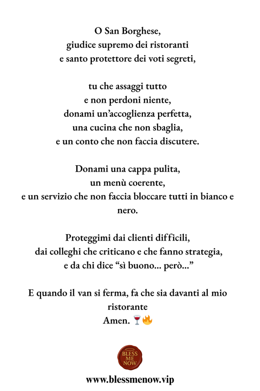 San Borghese - Dona a me voto diesci!