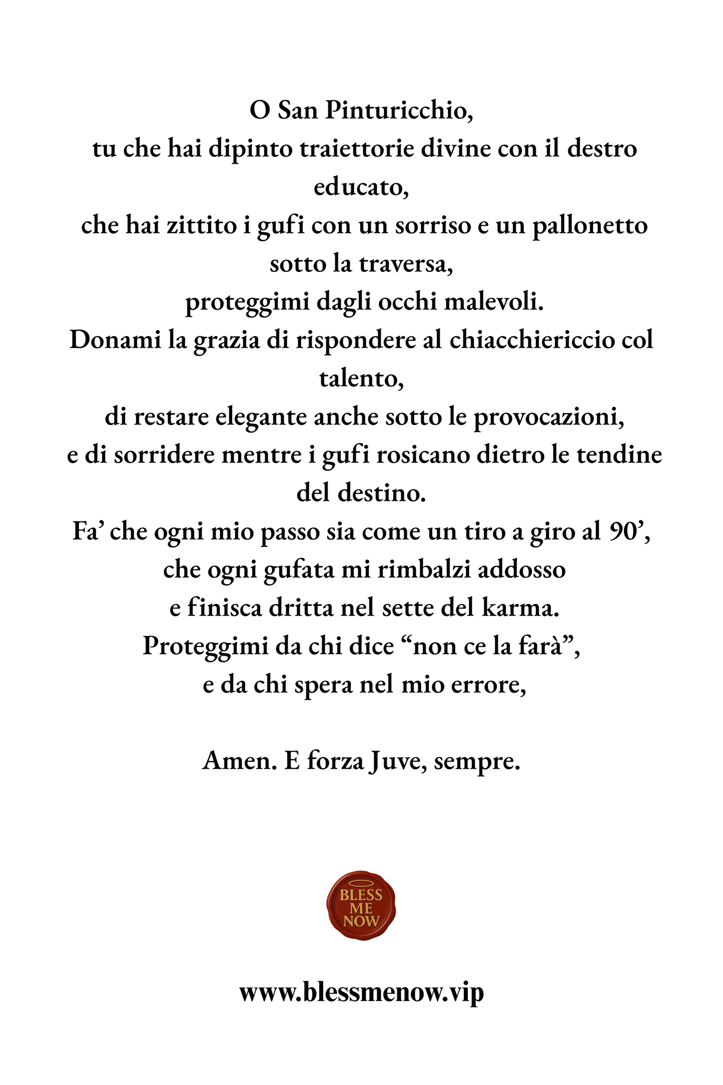 San Pinturicchio - Proteggimi dai Gufi! (Del Piero)