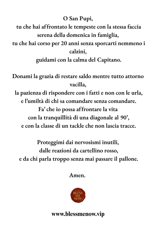 San Pupi - Guidami con la calma del Capitano!